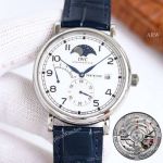 Swiss Copy IWC Portofino Grande Complication White Dial Watch with Power Reserve